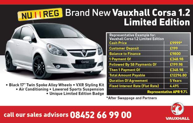 Brand New Vauxhall Corsa 1.2 Limited Edition