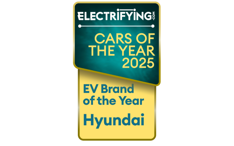 Hyundai Named EV Brand of the Year for 2025 By Electrifying.com