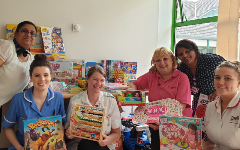 Bristol Street Motors Bolton Spreads Joy At Children's Hospital