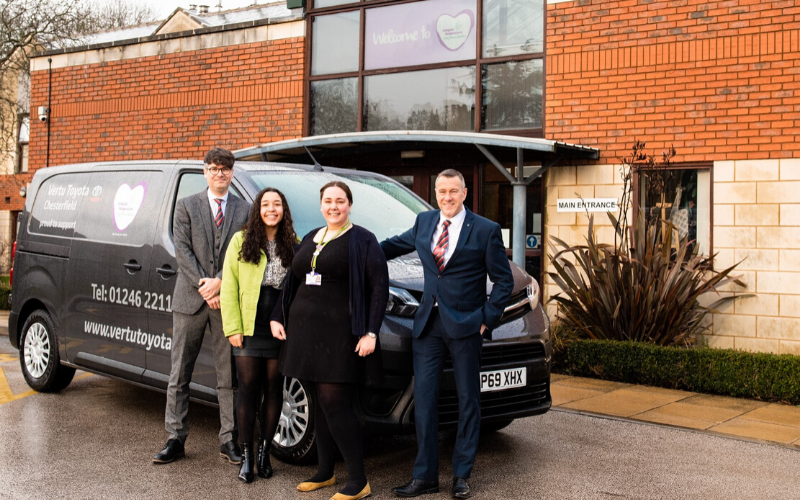Vertu Toyota Chesterfield Commits To Ongoing Support For Ashgate Hospicecare
