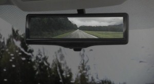 Nissan unveils rearview mirror technology