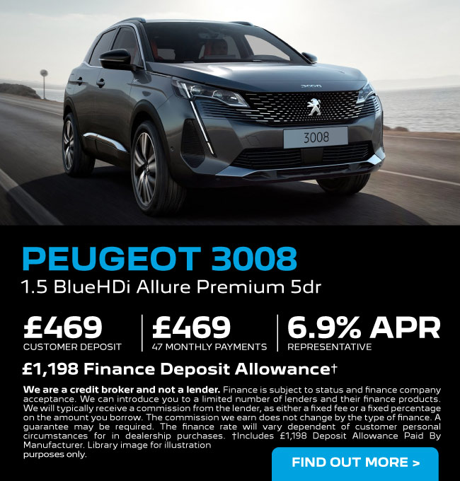 New Peugeot 3008 Cars For Sale New Peugeot 3008 Deals Bristol Street Motors