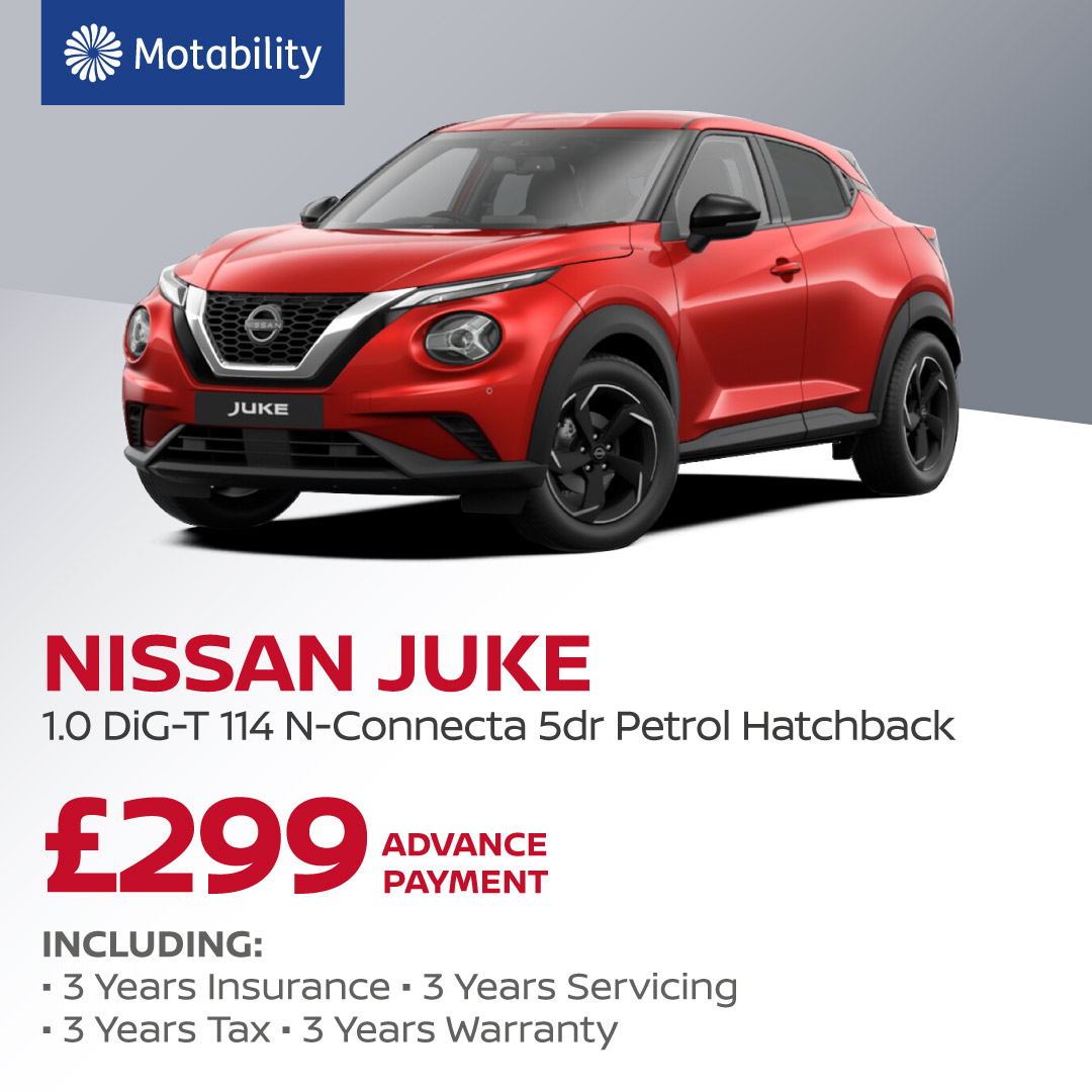 nissan motability cars available