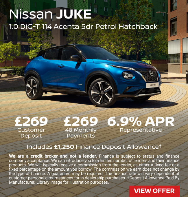 nissan juke finance offers