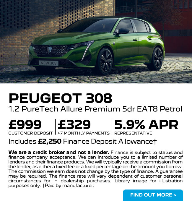 New Peugeot 308 Cars For Sale