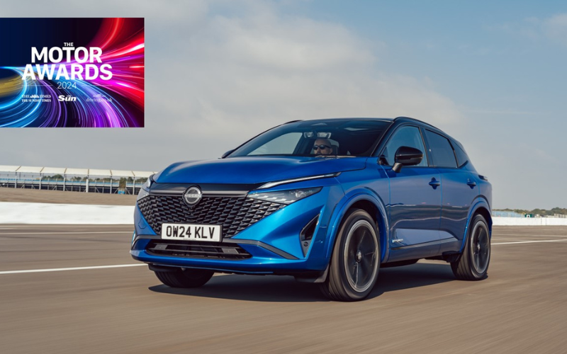 Nissan Qashqai with e-POWER Awarded Best Powertrain at News UK Motor Awards 2024