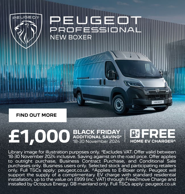 Peugeot Vans Black Friday