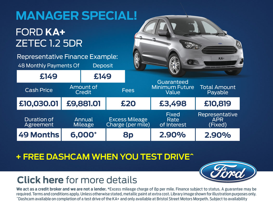 Ford Morpeth  Ford Dealers in Morpeth  Bristol Street