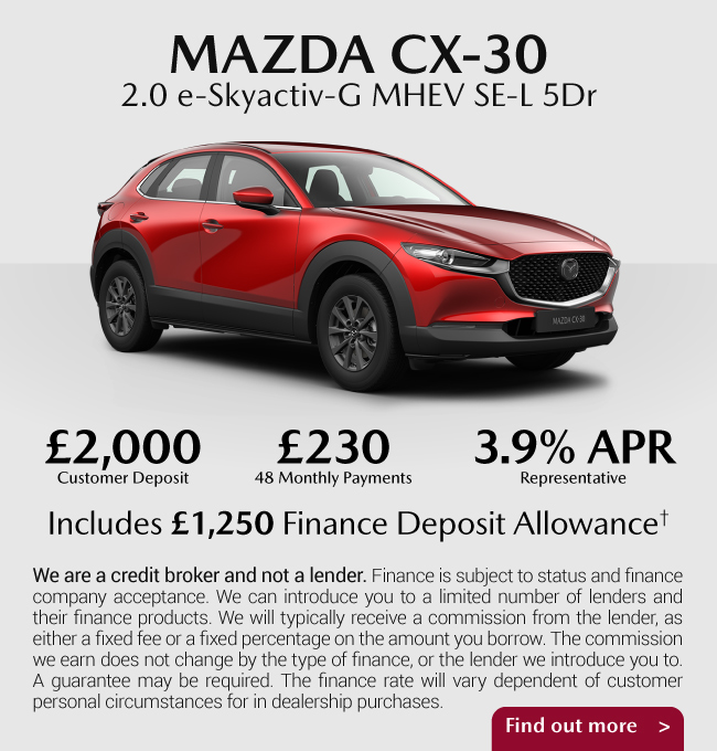 New Mazda Cx 30 Cars For Sale New Mazda Cx 30 Deals Bristol Street Motors