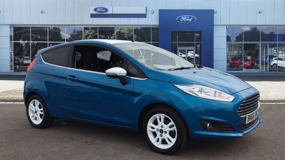 Used Ford Fiesta 1.0 EcoBoost Zetec Blue 3dr Petrol Hatchback for Sale ...