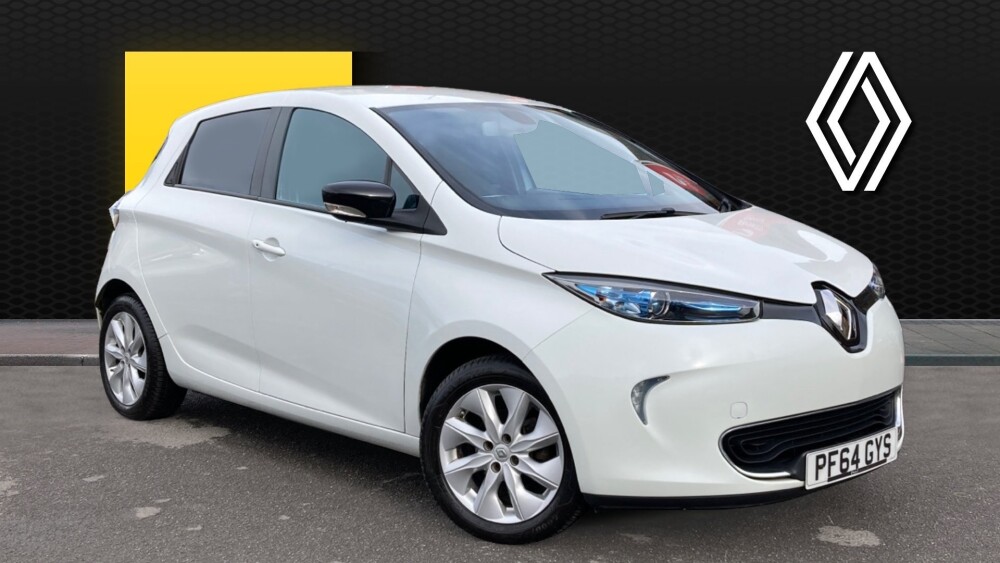 white renault zoe