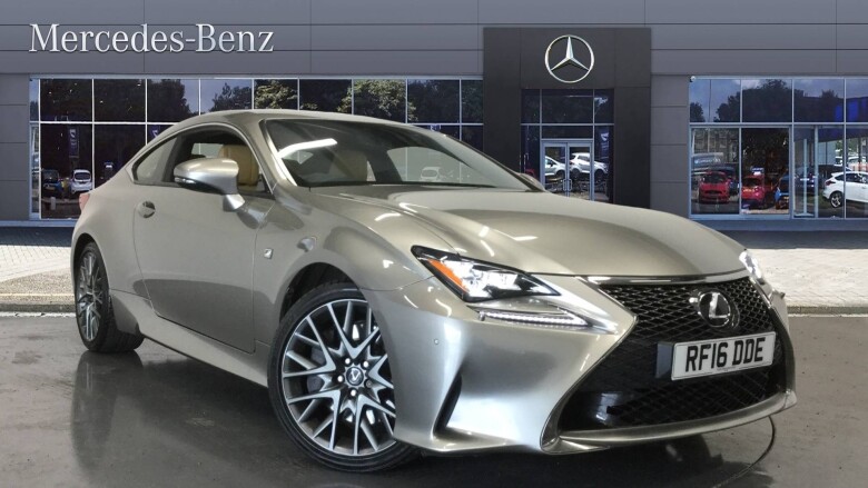 Used Lexus Rc 200t 2.0 F-Sport 2dr Auto Petrol Coupe for ...