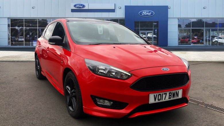 Buy Online Ford Focus 1.5 EcoBoost 182 Zetec S Red 5dr Navigation ...